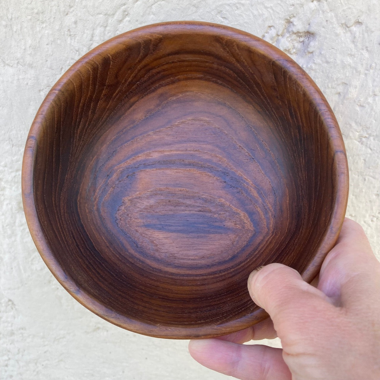 Vintage Rosewood Bowl, Altar Cauldron, 1960s