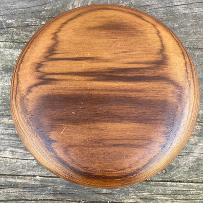 Vintage Rosewood Bowl, Altar Cauldron, 1960s