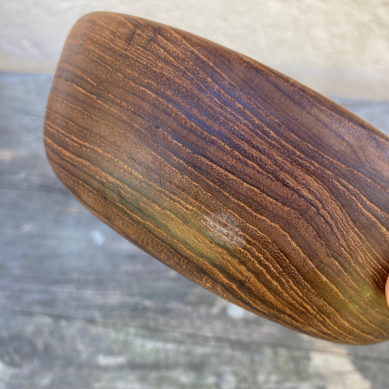 Vintage Rosewood Bowl, Altar Cauldron, 1960s