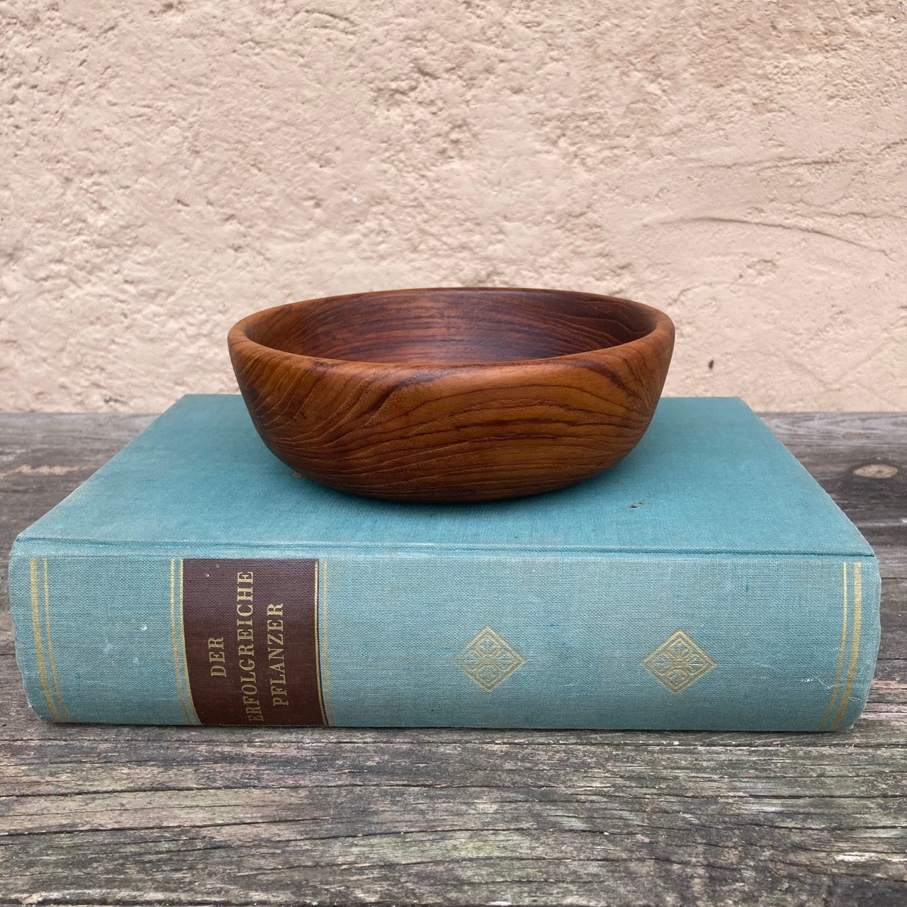 Vintage Rosewood Bowl, Altar Cauldron, 1960s