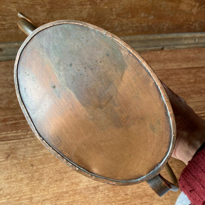 Vintage Hand Crafted Copper Watering Can, Swiss Made 1960s